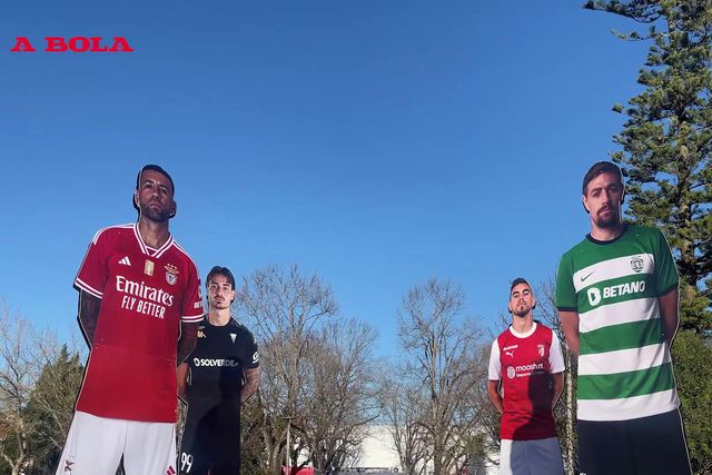 Sol e animação em Leiria, antes do Benfica-Estoril