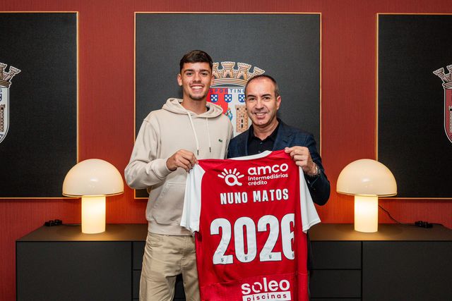 Mercado: SC Braga segura Nuno Matos