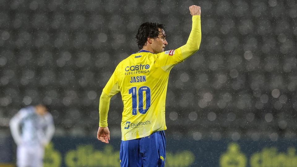 Jason Remeseiro estava em campo há pouco tempo quando rematou em jeito para o golo que deu o triunfo ao Arouca na receção ao Moreirense