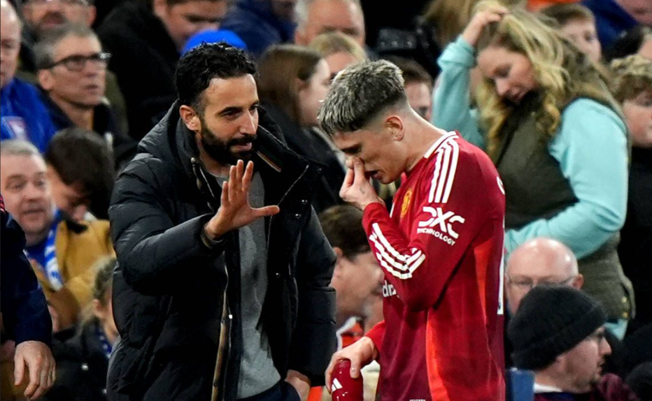 Ruben Amorim e Alejandro Garnacho (Imago)