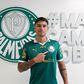 Emiliano Martínez já com a camisola do Palmeiras, de Abel Ferreira, vestida