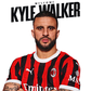 Kyle Walker com a camisola do Milan