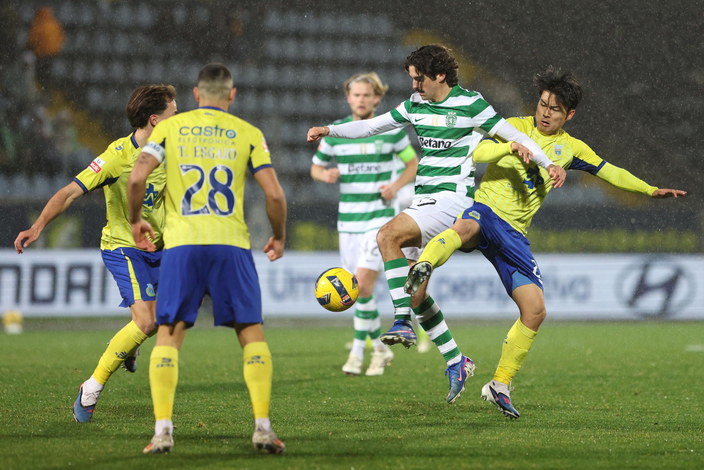 Trincão luta com Fukui (Foto: Catarina Morais/Kapta+)
