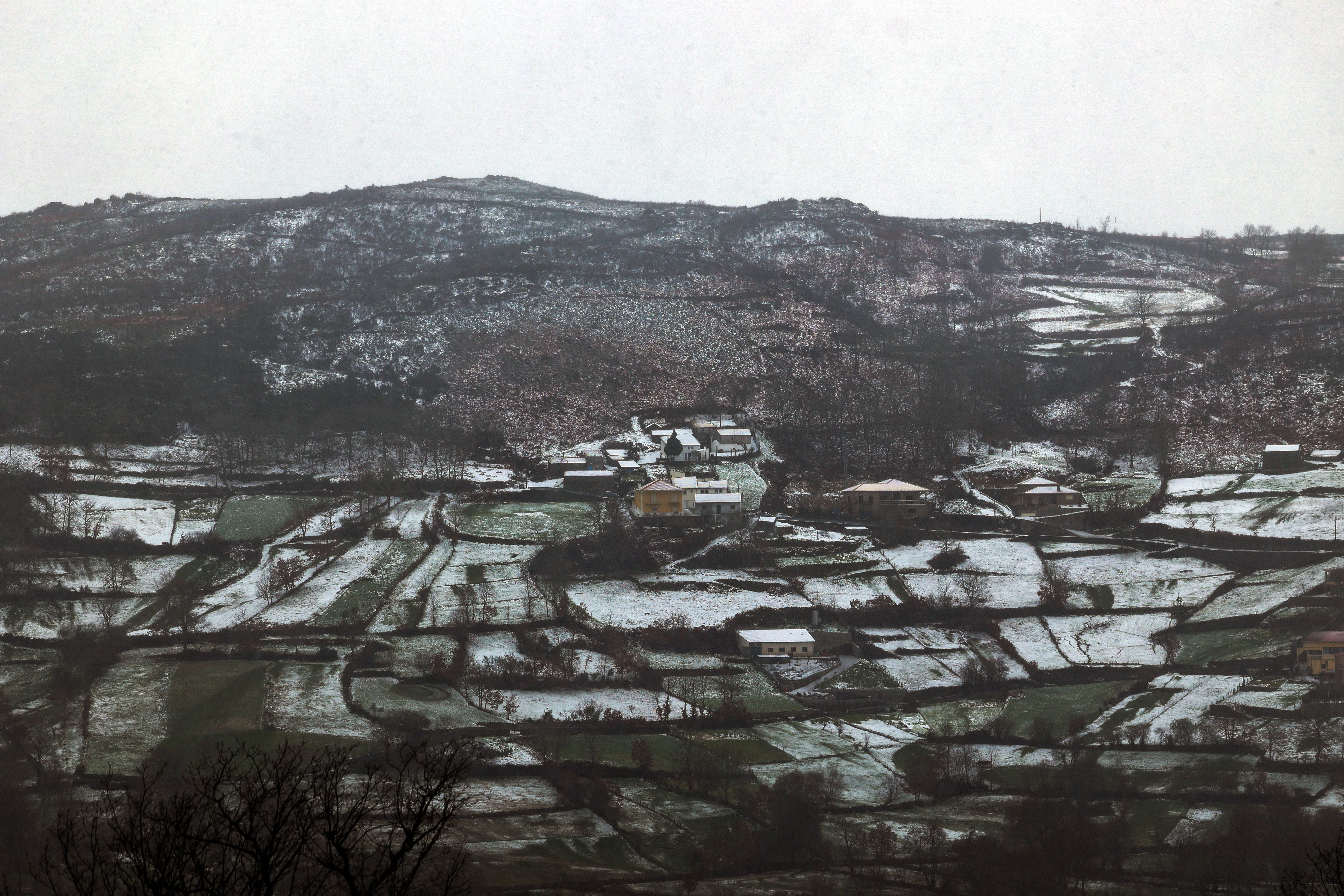 Neve na Serra da Gralheira, Cinfães - Foto: PAULO NOVAIS/LUSA