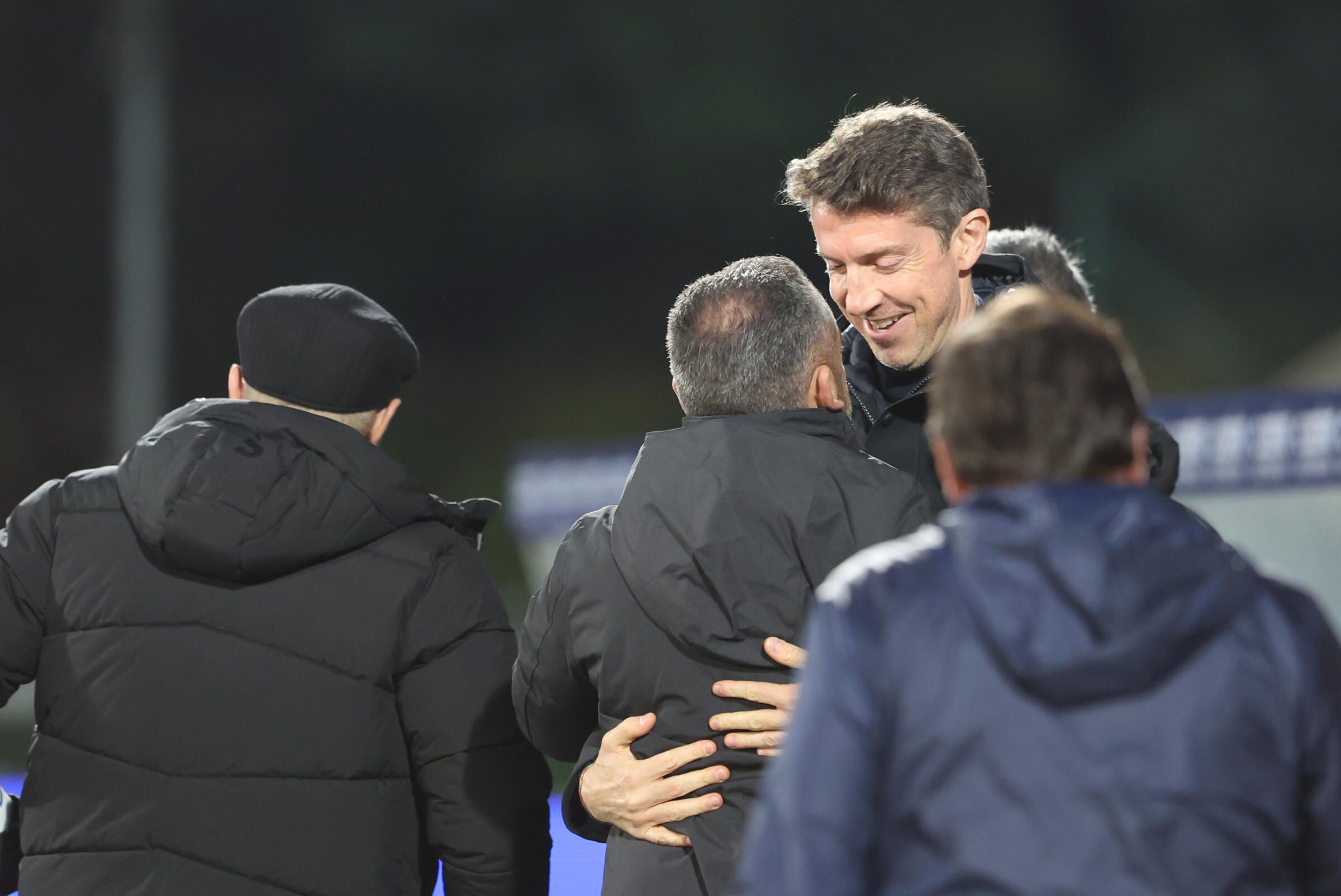 Cumprimento entre Vasco Seabra e Rui Borges (Foto: Catarina Morais/Kapta+)