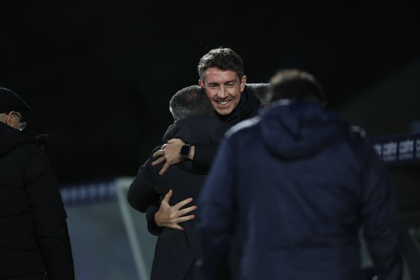 Vasco Seabra no momento em que festejava o golo do Arouca - Foto: Imago