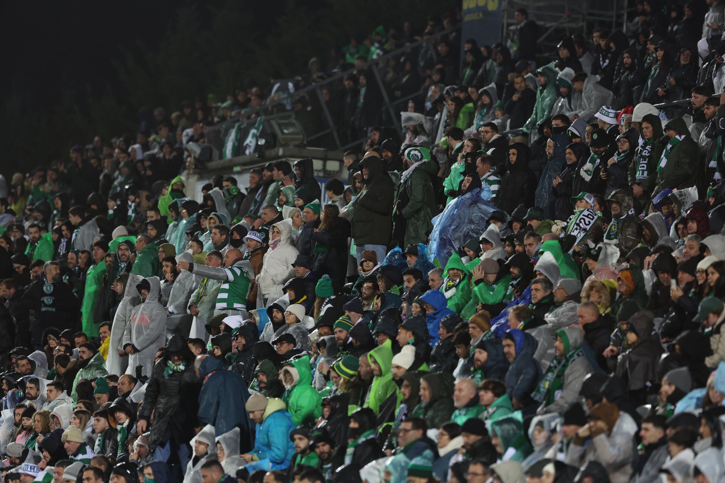 Adeptos do Sporting (Foto: Catarina Morais/Kapta+)