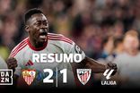 Ath. Bilbao perde em Sevilha antes da receção decisiva ao Sporting (resumo)