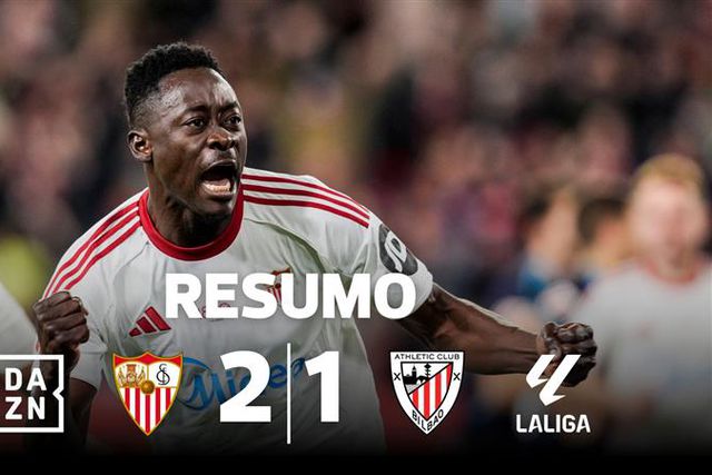 Ath. Bilbao perde em Sevilha antes da receção decisiva ao Sporting (resumo)