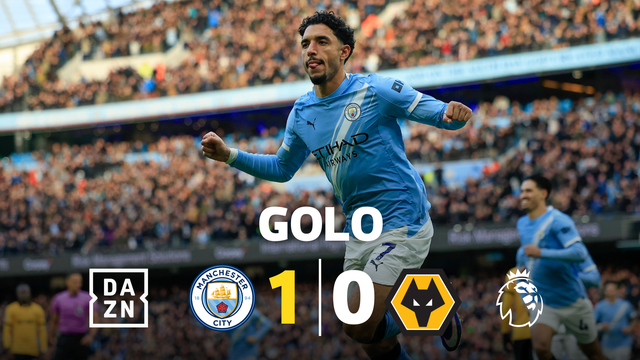 Assistência portuguesa para o primeiro golo do Man. City