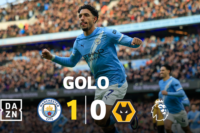 Assistência portuguesa para o primeiro golo do Man. City