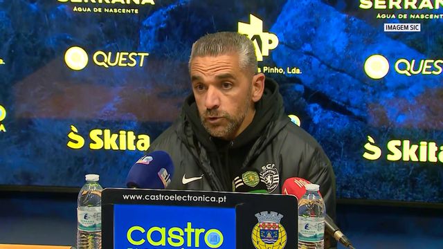 Rui Borges explica o que é que o Arouca «exigiu» mais ao Sporting do que o PSG