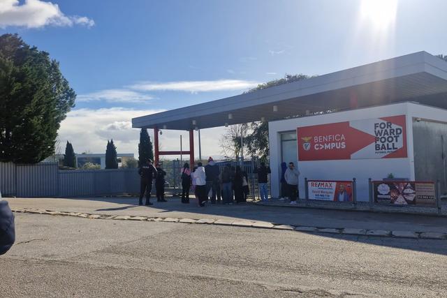 Centro de estágio do Benfica, no Seixal — Foto: A BOLA