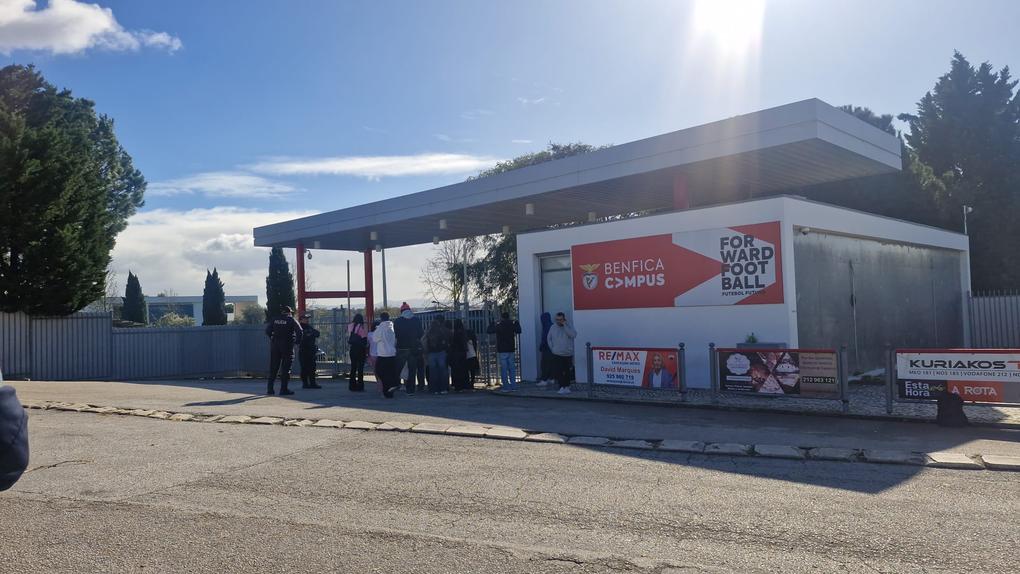 Centro de estágio do Benfica, no Seixal — Foto: A BOLA