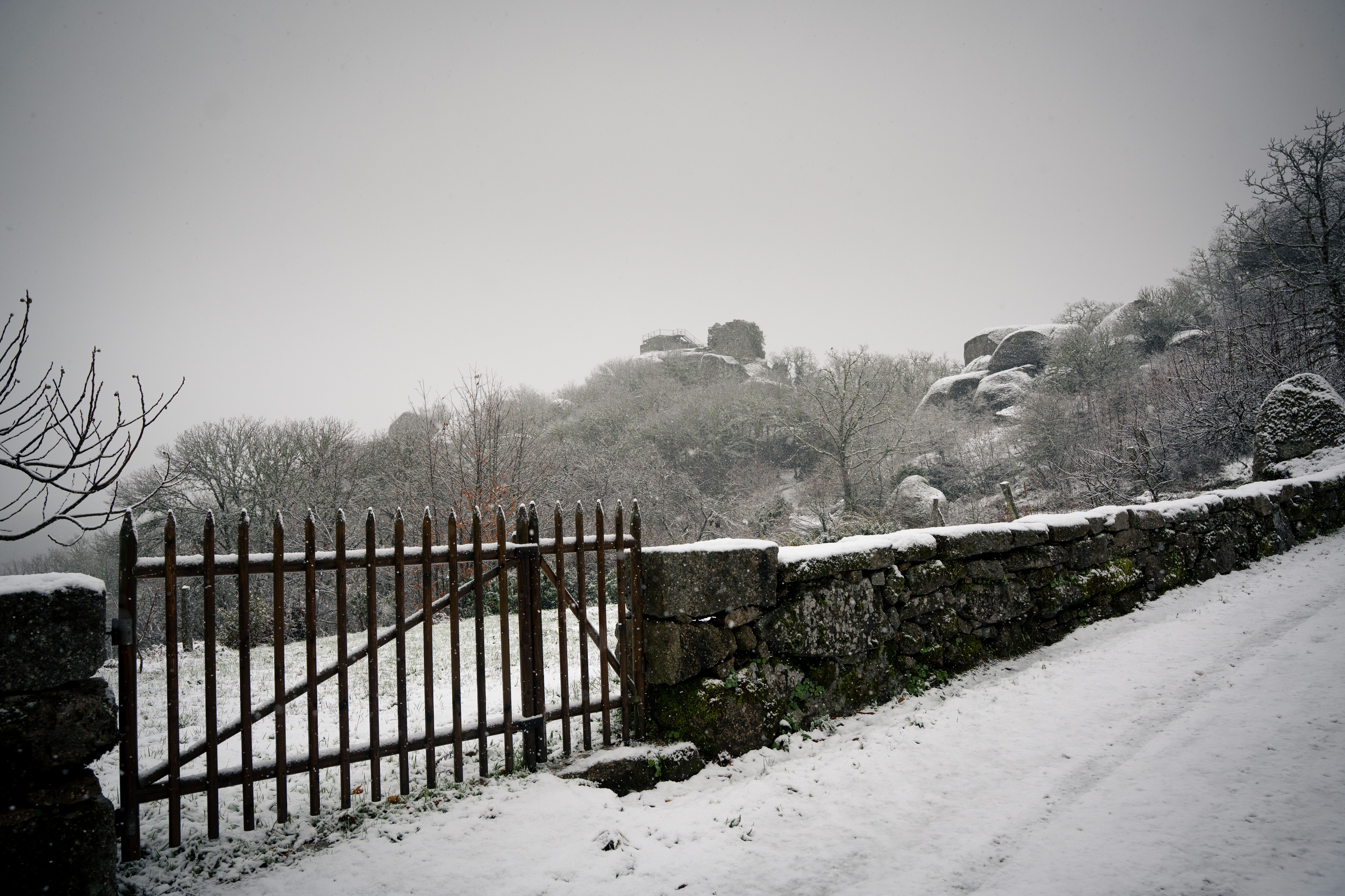 Neve em Vila Pouca de Aguiar. Foto: PEDRO SARMENTO COSTA/LUSA