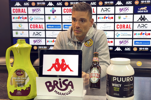 Tiago Margarido está confiante para o jogo com o Sporting. -Foto: CD NACIONAL