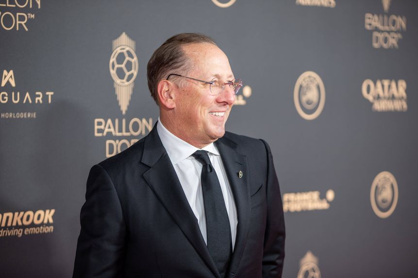 Textor na gala da Bola de Ouro