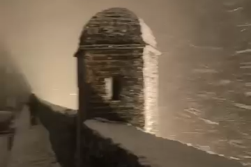 Neve chegou ao Alentejo! Ora veja as imagens de Marvão