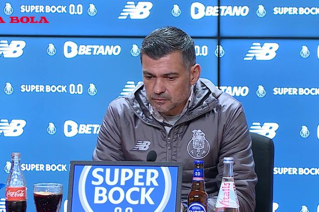 Sérgio Conceição: «Sem muito tempo para preparar o jogo»