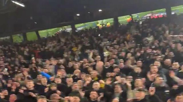 «I predict a riot», cenas incríveis nas bancadas do Leeds-Leicester