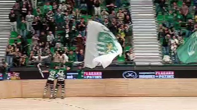Golaço de picadinha de João Souto adianta Sporting no clássico do hóquei