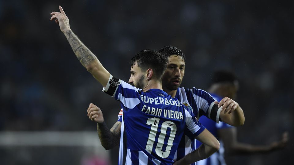 Fábio Vieira marcou em dois jogos consecutivos, ao Vitória de Guimarães e Arouca (FOTO: GRAFISLAB)