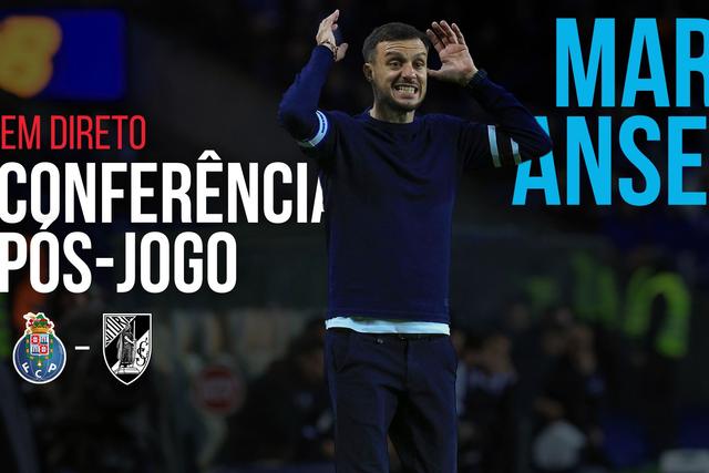 EM DIRETO: a análise de Martín Anselmi ao jogo com o V. Guimarães