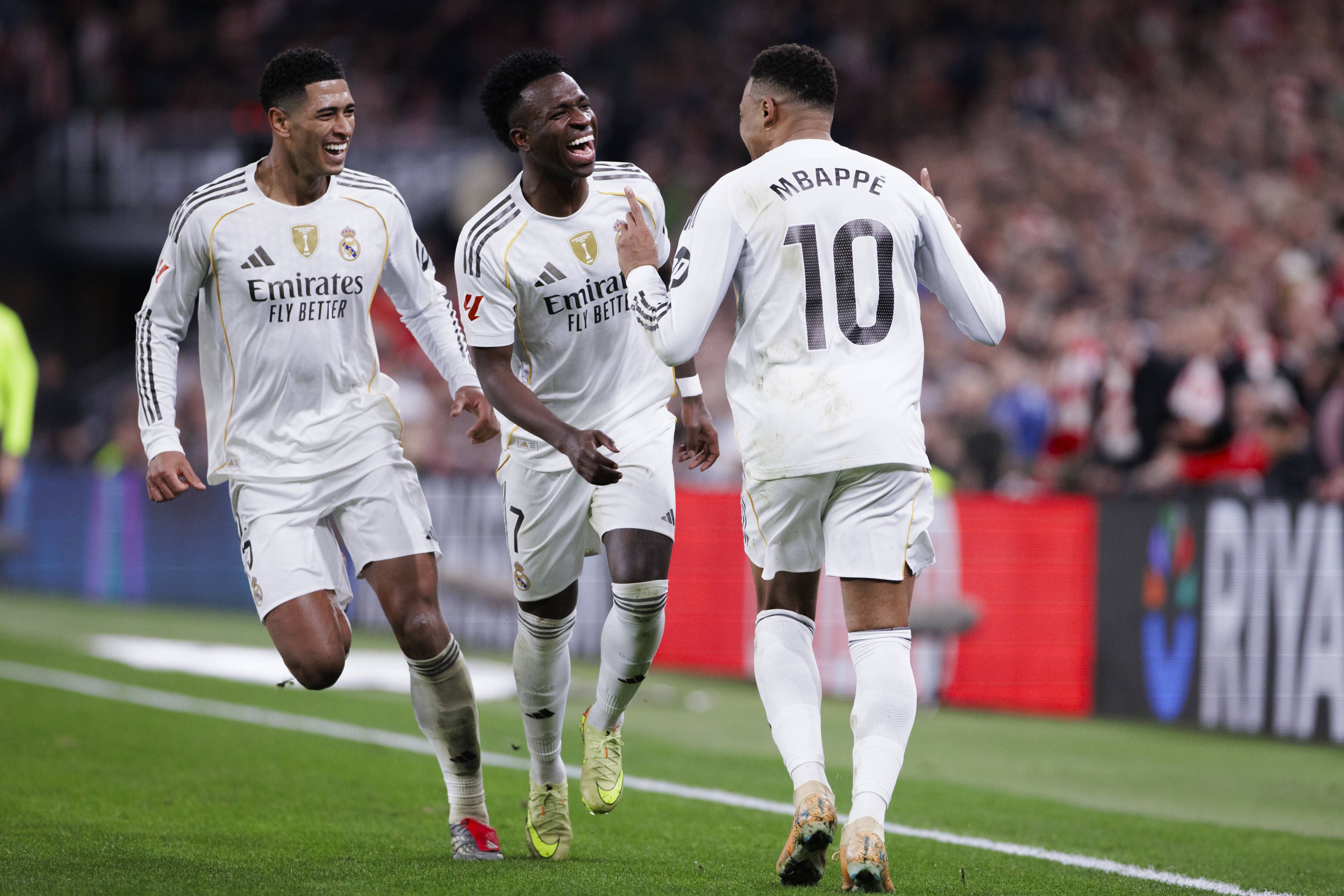 Real Madrid – Kylian Mbappé, Vinícius Júnior, Jude Bellingham: 56 golos (IMAGO)