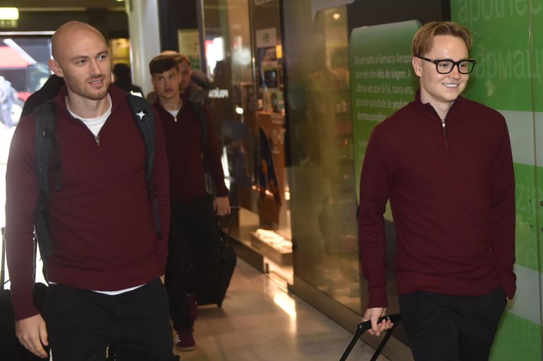 A dupla norueguesa: Aursnes e Schjelderup - Foto: Miguel Nunes