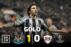 À terceira foi de vez: Tonali faz o primeiro do Newcastle