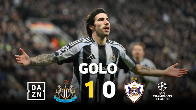 À terceira foi de vez: Tonali faz o primeiro do Newcastle