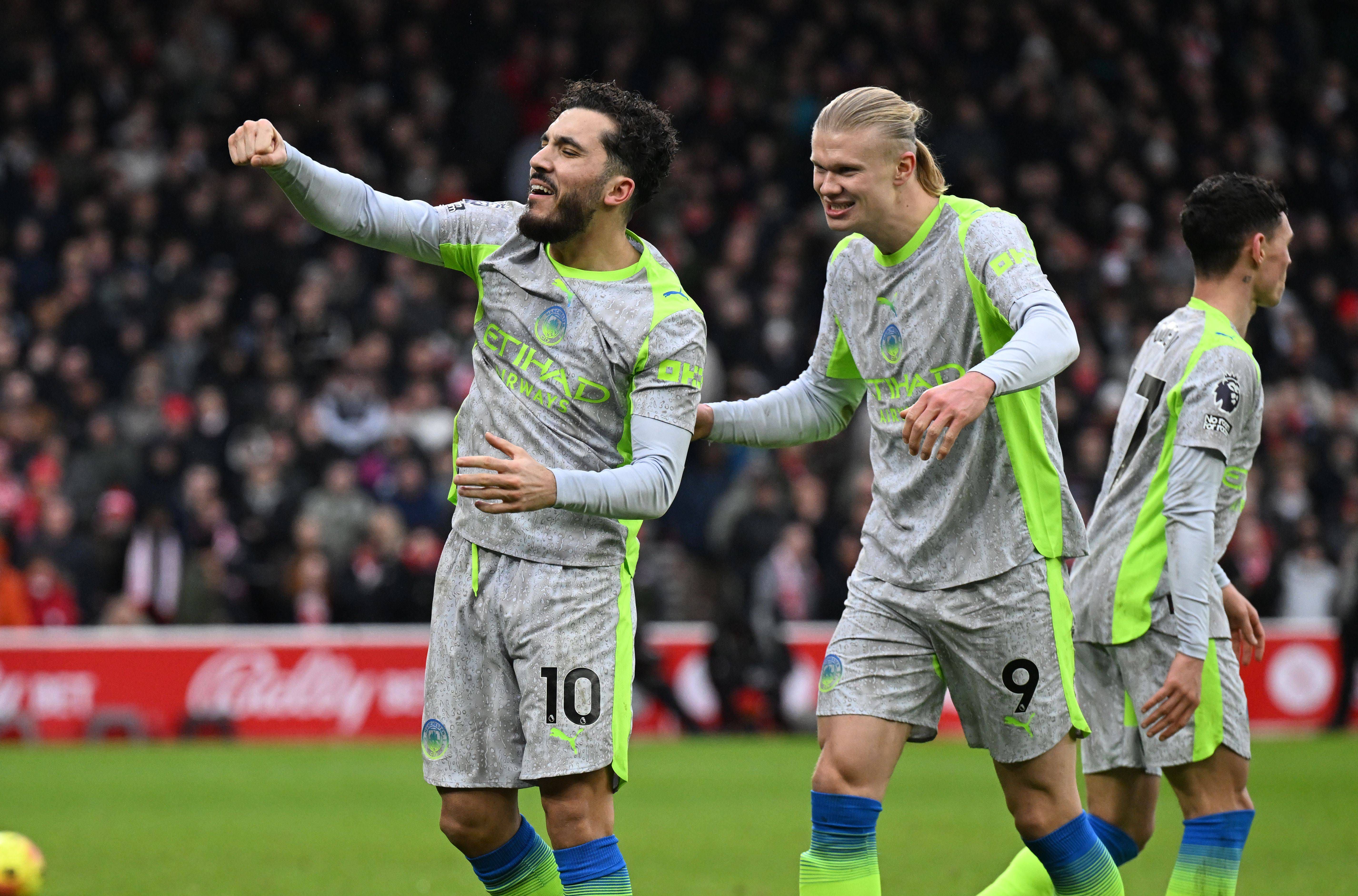 Manchester City – Rayan Cherki, Erling Haaland, Phil Foden: 48 golos (IMAGO)