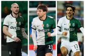 Nuno Santos, 31 anos; Daniel Bragança, 26; Francisco Trincão, 26 - Fotos: IMAGO