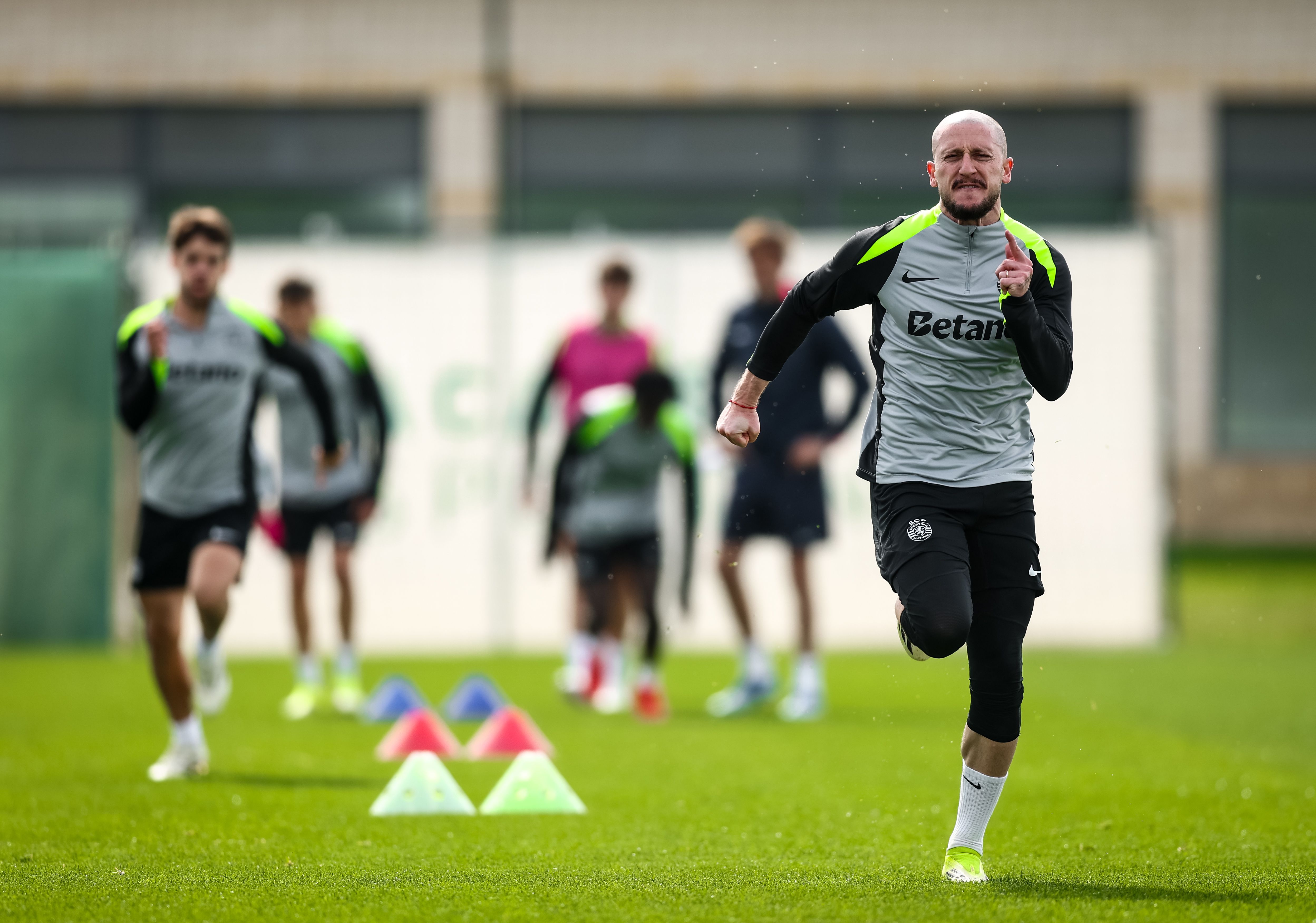 Nuno Santos a 'sprintar' - Foto: Sporting CP