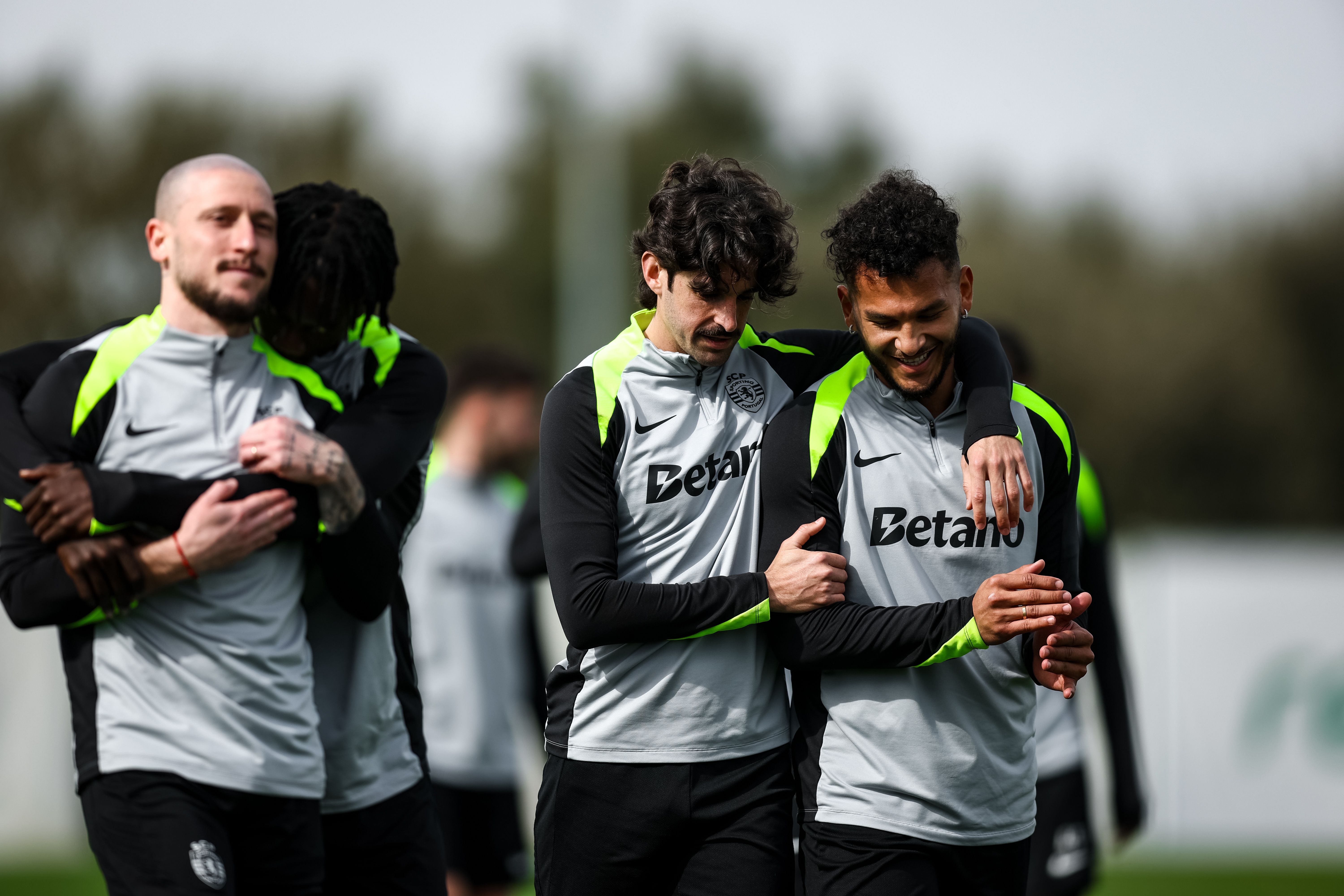 Nuno Santos e Trincão - Foto: Sporting CP