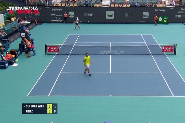 Seyboth Wild surpreende Fritz e avança no Miami Open