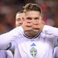 Viktor Gyokeres a festejar um golo pela Suécia