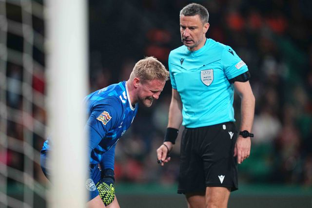 Schmeichel foi ao hospital após o Portugal-Dinamarca