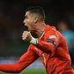 A reação de Ronaldo após a vitória de Portugal