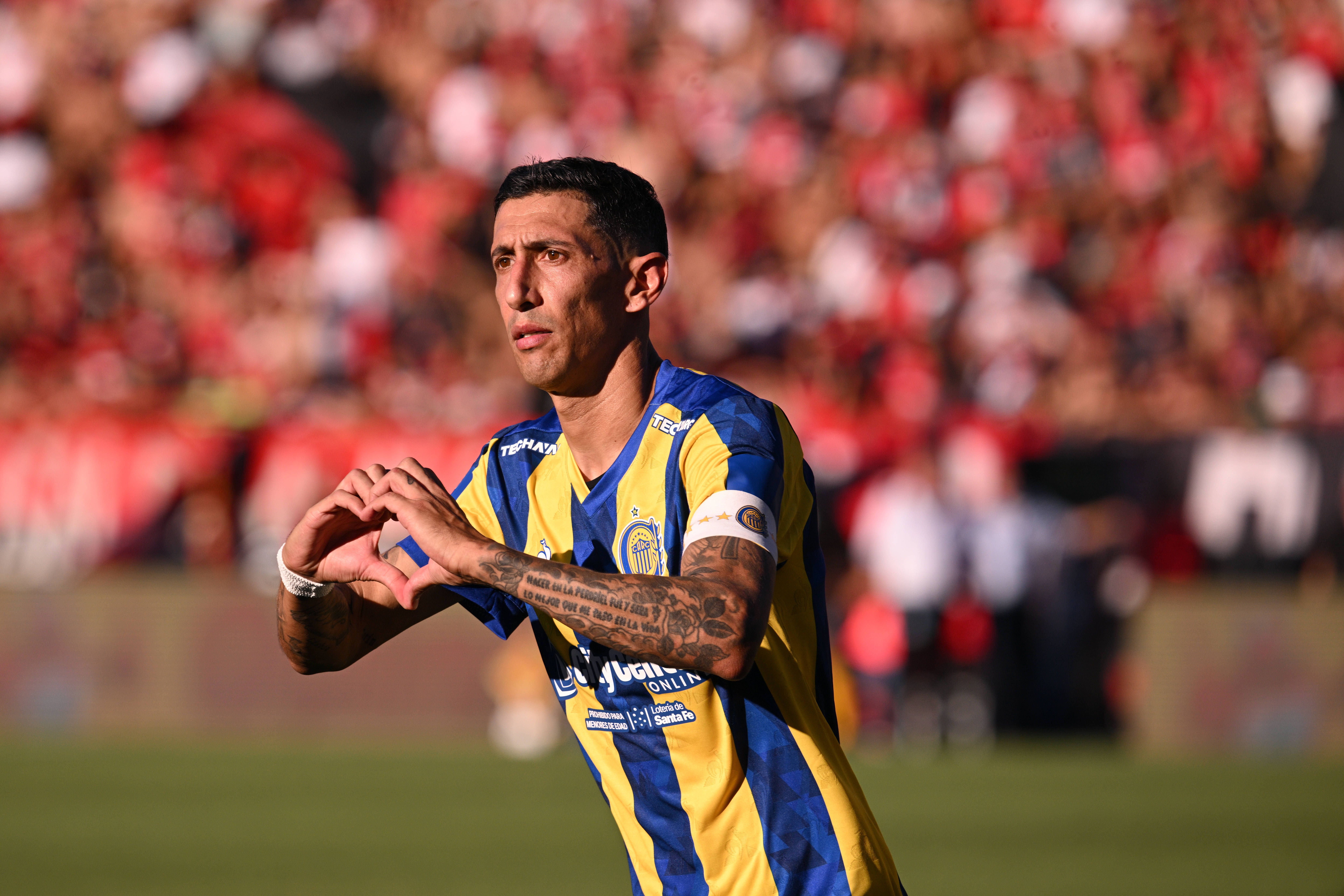 Di María, jogador do Rosario Central