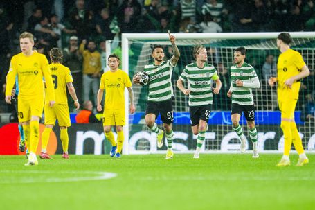 Duarte Marques emocionou-se com a forma como o seu Sporting deu a volta à eliminatória frente ao Bodo/Glimt - FOTO: Imago