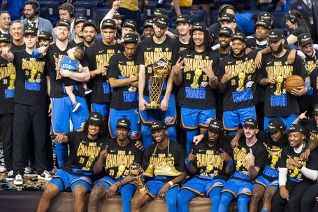 Thunder celebraram o seu primeiro título em junho ao baterem os Pacers por 4-3       Fotografia Imago