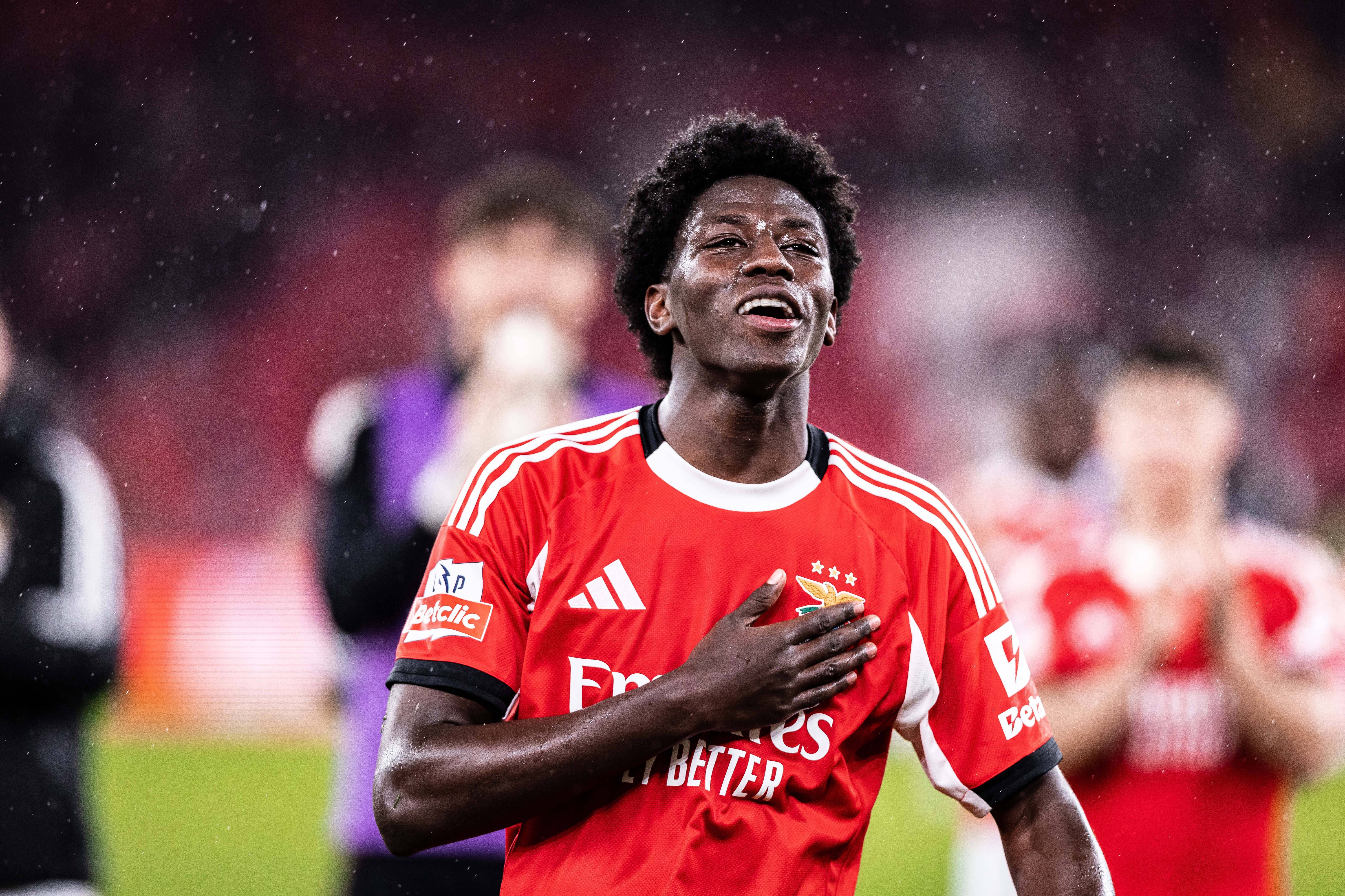 Anísio Cabral, jovem de 18 anos ponta de lança do Benfica e campeão do mundo por Portugal sub-17