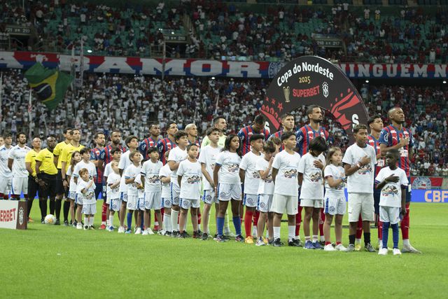 Jogo entre o Bahia e Fortaleza em julho de 2025. O detentor do título está proibido de participar - Foto: IMAGO