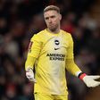 Jason Steele, guardião do Brighton, não soma aparições na presente edição da Premier League