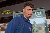 Tiago Gabriel falou aos jornalistas antes da partida dos Sub-21