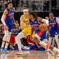 Pistons travam série vitoriosa dos Lakers, Doncic azarado