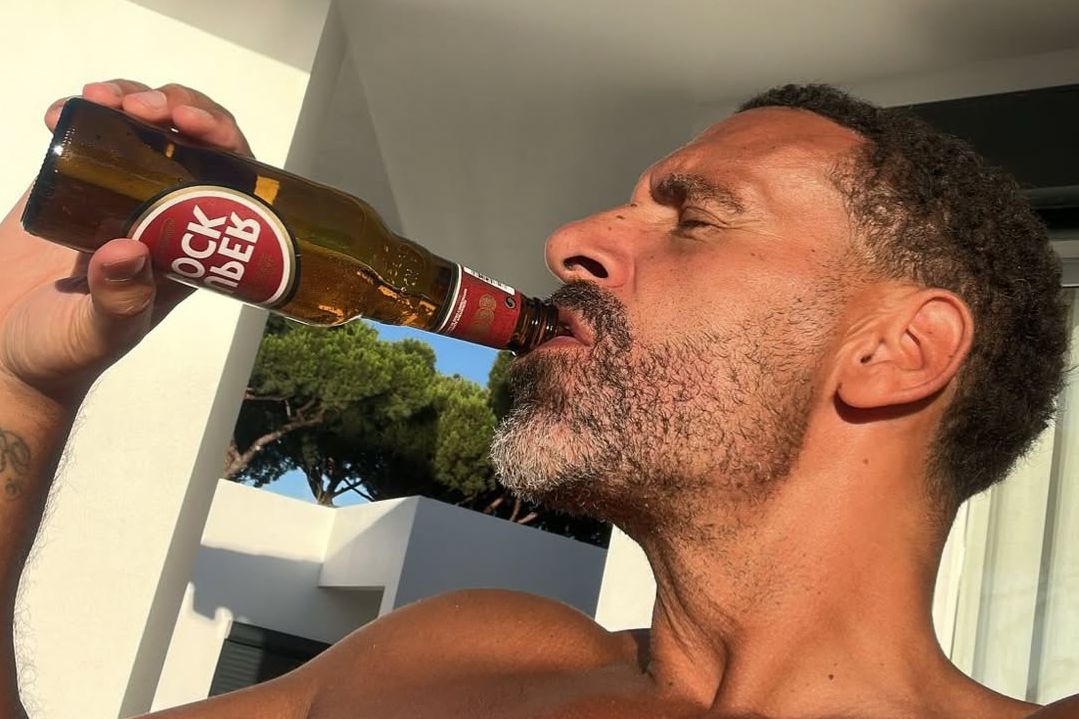 O antigo defesa do Manchester United, Rio Ferdinand, no sossego de Portugal. Foto Instagram Rio Ferdinand