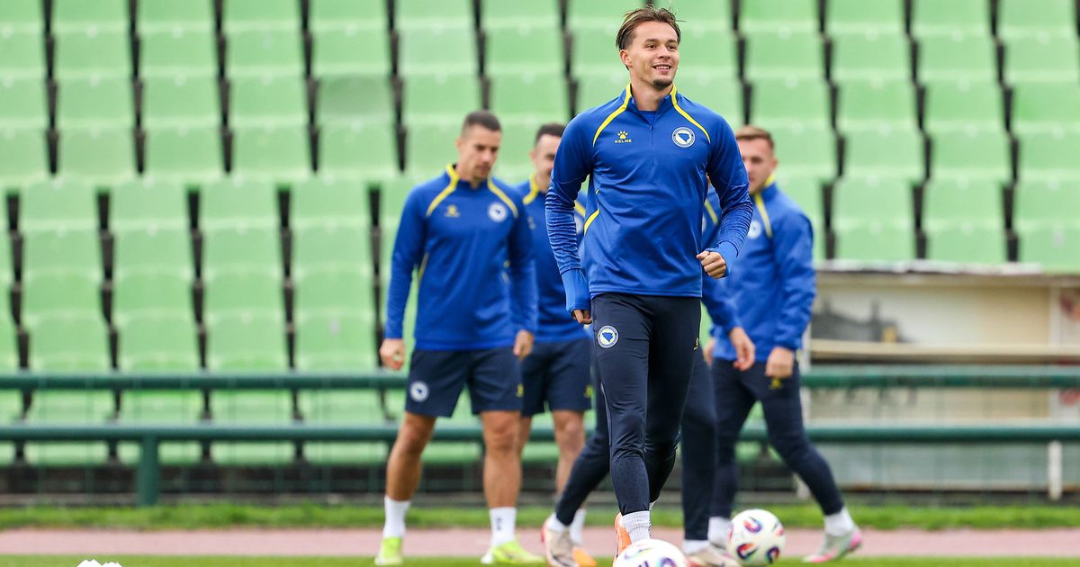 Dedic: lateral do Benfica falha treino da Bósnia