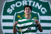 Luca Rodrigues, de 14 anos, é defesa-central - Foto: Sporting CP